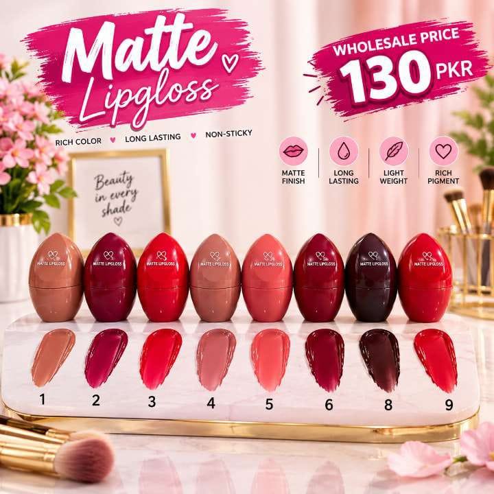 lip gloss matte1 Pcs