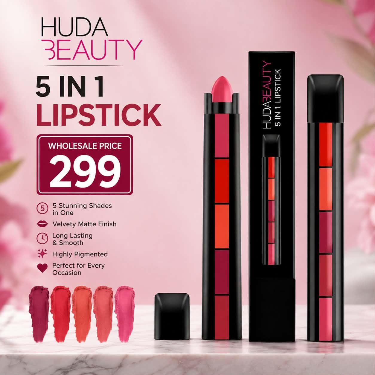 Hudamoji Chocolate Matte Lip Gloss