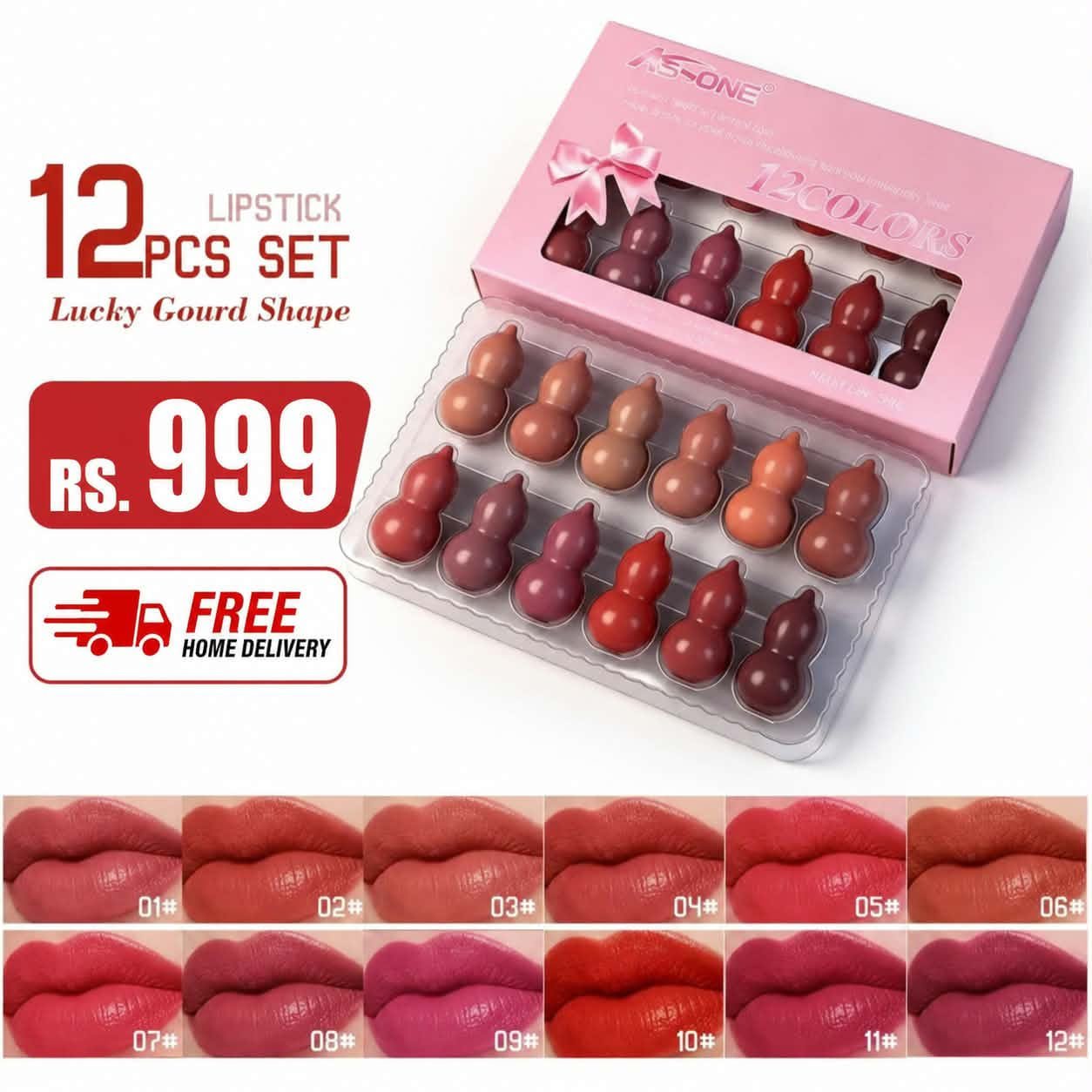 12 colours Mate Lipstick